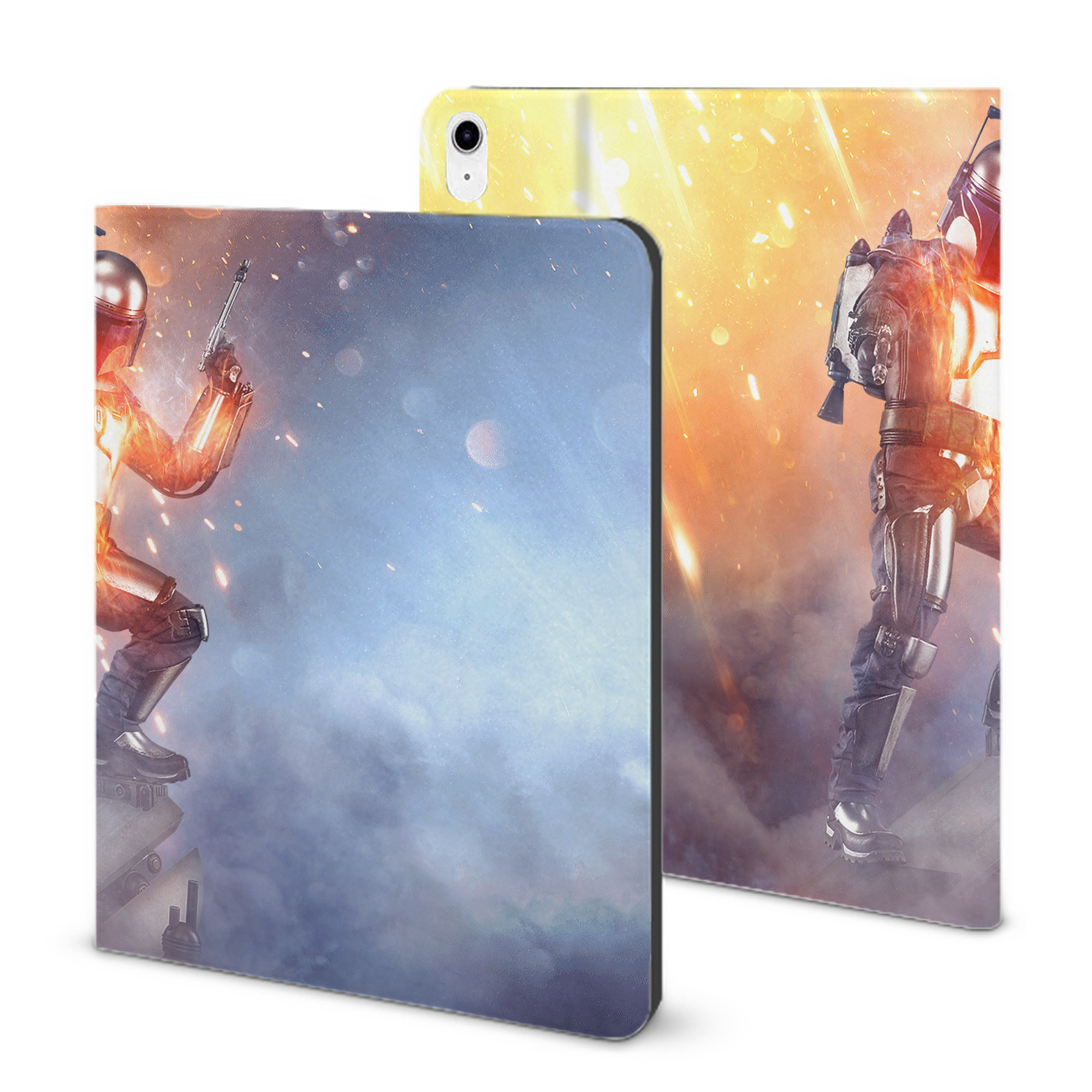 （画像用） スター・ウォーズ Star Wars IPad ケース ブック型 PUレザー TPU 耐衝撃 軽量 薄型 ペン収納なし 全面保護 IPad 各モデル対応